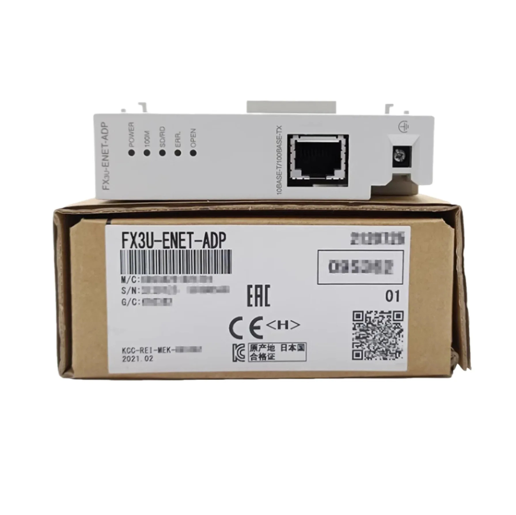 오리지널 FX3U-ENET-ADP 이더넷 모듈