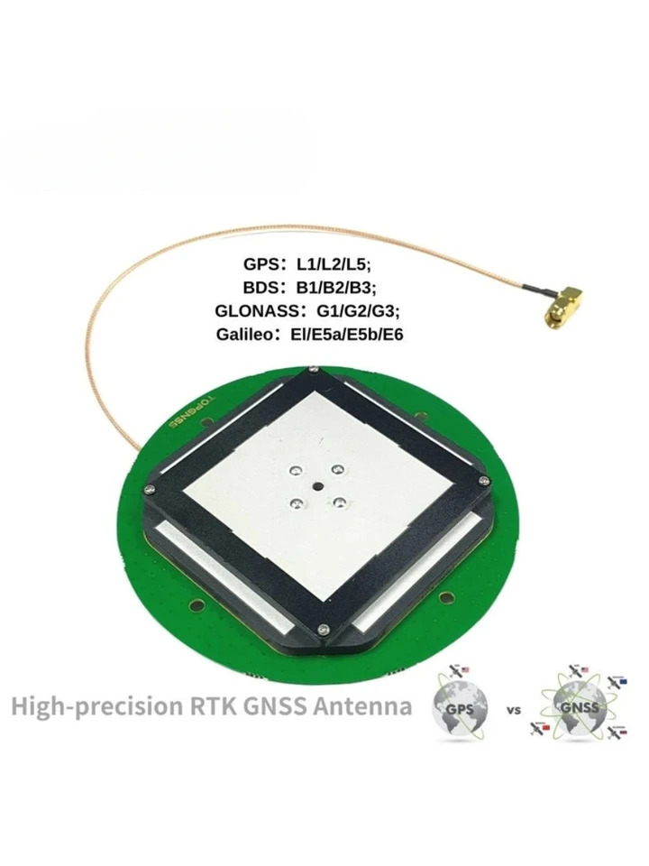 RTK 고정밀 GNSS 측정 안테나 위성 주파수 내장 Beidou 포지셔닝 TOP128S