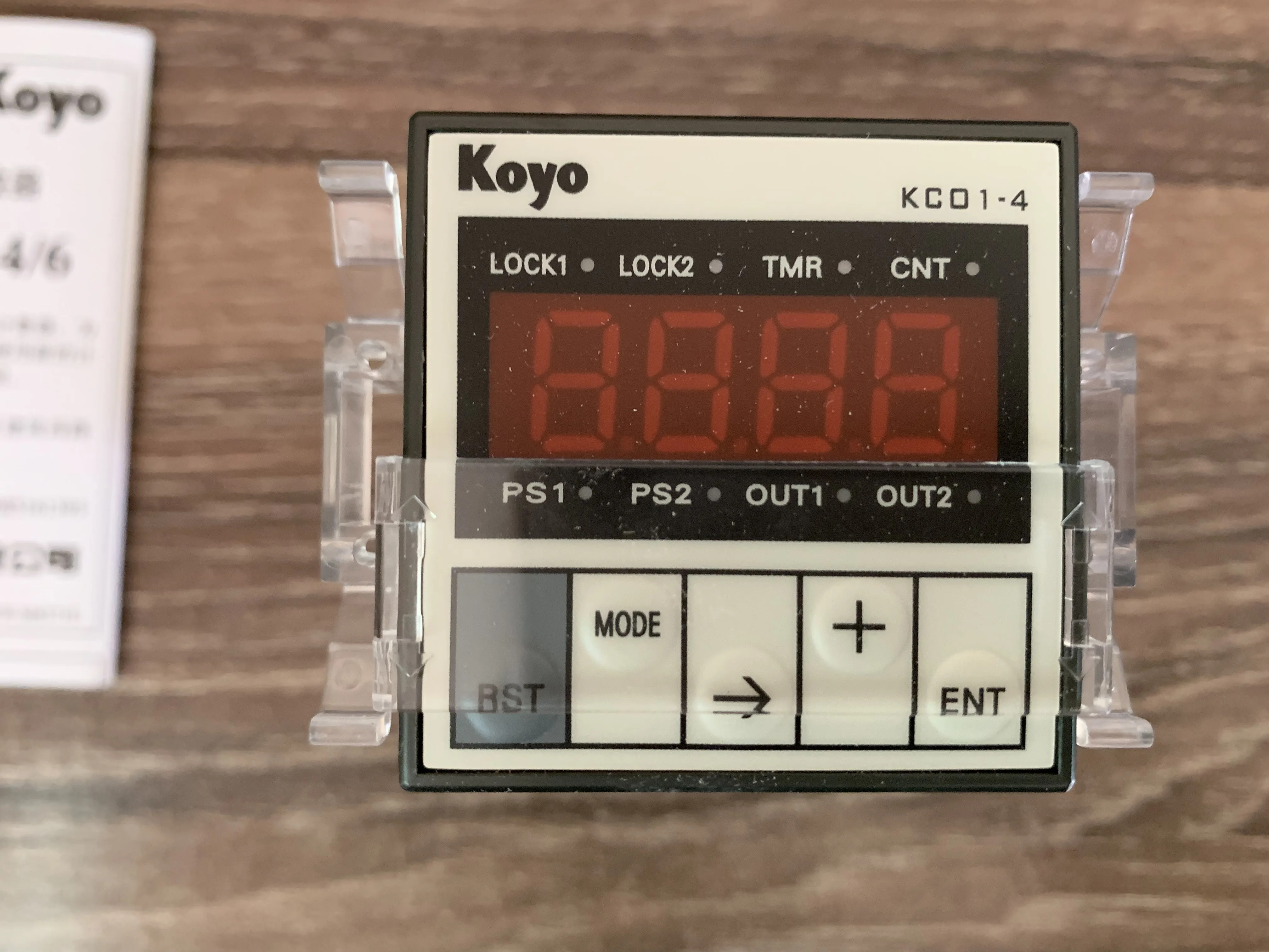 전카운터 KC01-4WR 릴레이 트랜지스터 출력 Koyo 100V-240V 오리지널 프리셋 신