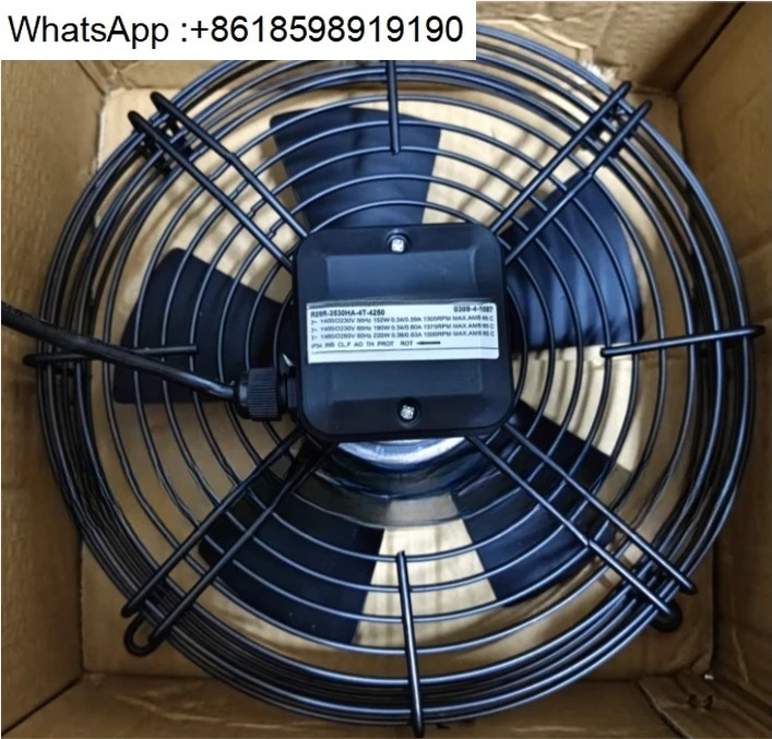 팬 R09R-3530HA-4T-4250 400V 외부 로터 냉각팬