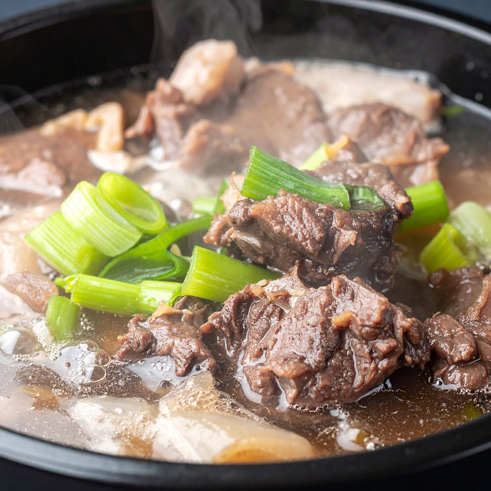 뼈없는 순살 갈비탕 보양식 진한 사골 왕갈비탕 밀키트 간편조리 국밥 - 상세 이미지 2