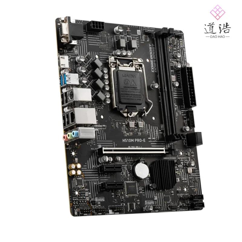 H510M PRO-E 64GB LGA 1200 DDR4 HDMI 마이크로 마더보드H510 마더보드 완전 작동 리퍼