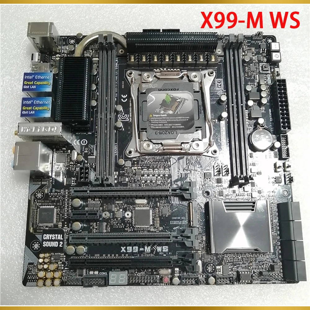 ASUS호환 워크스테이션 마더보드 X99 LGA 2011-V3 지원 i7 DDR4 X99-M WS용