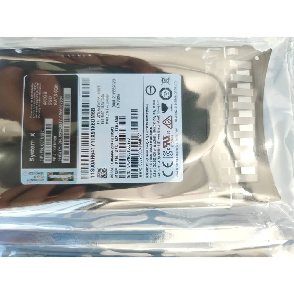 IBM 솔리드 State 드라이브00FN327 00FN328 480G SATA 2.5 X3850X5 X3650M4 SSD