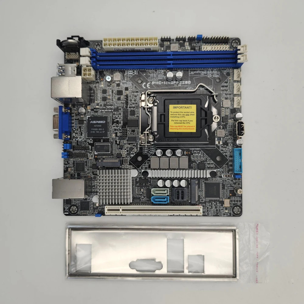 워크스테이션 마더보드 P11C-I/NGFF2280 mini-ITX P11C-I