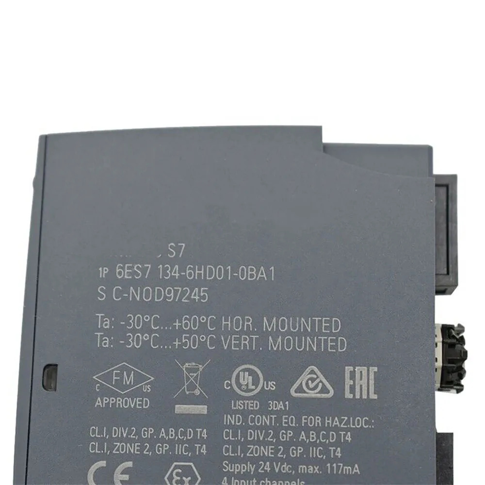 지멘스 6ES7134-6HD01-0BA1 ET200 6ES71346HD010BA1 I/O 모듈 신
