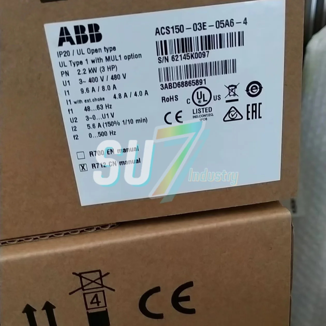 원본 주파수 변환기 ACS150-03E-03A3-4 ACS150-03E-04A1-4 ACS150-03E-05A6-4