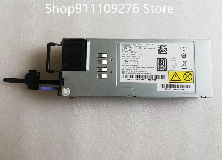 Sugon I620-G15 G20 서버PSU 전원공급장치 R1CA2551A APM12V0003 APM12V0004 MAX 550W