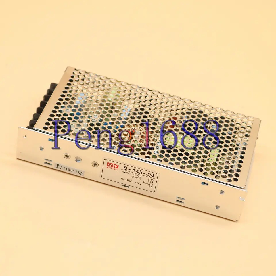 MEAN WELL S-145-24 스위칭 전원공급장치 DC24V 6A 신 1PC