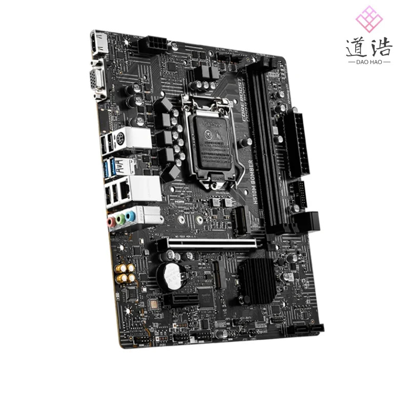 H510M BOMBER 마더보드 64GB M.2 HDMI LGA 1200 I3 I5 I7 I9 CPU DDR4 마이크로 H510 메인보드 완전 작동 리퍼