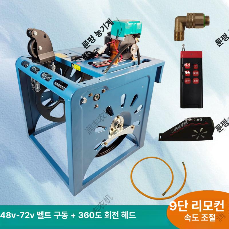 동력 감는 분무기 권취기 자동 전동 농약줄 워터릴 12V 24V 수동 전동 겸용 360도 - 상세 이미지 5