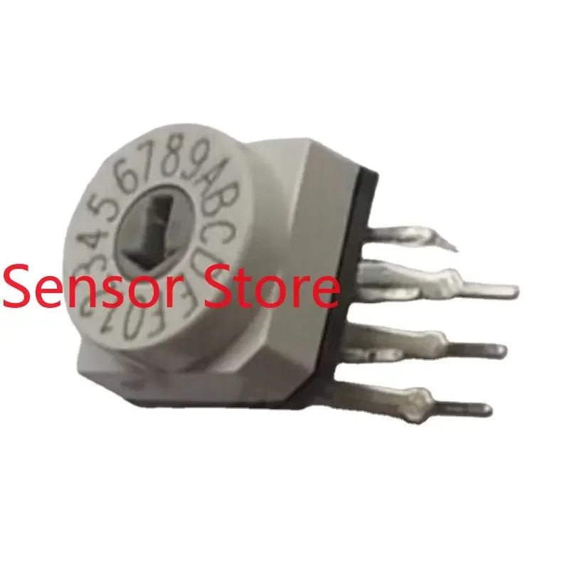 10PCS PT65103L508 0-F/16 비트 로터리 코딩 다이얼 스위치 측면 조정 33