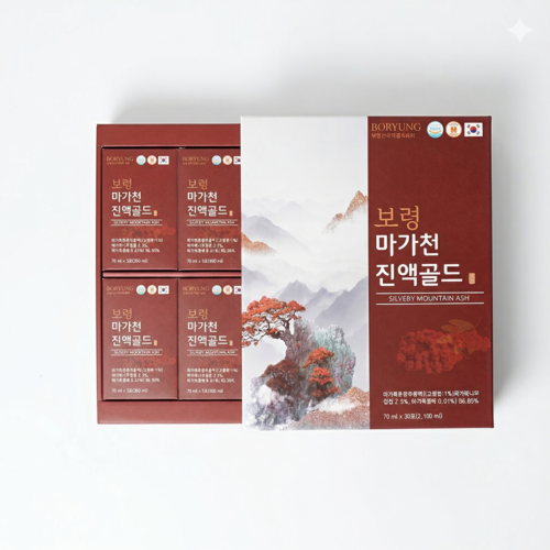 보령 마가목 진액 마가천 진액 골드 마가목즙 70ml x 30포 이미지 7
