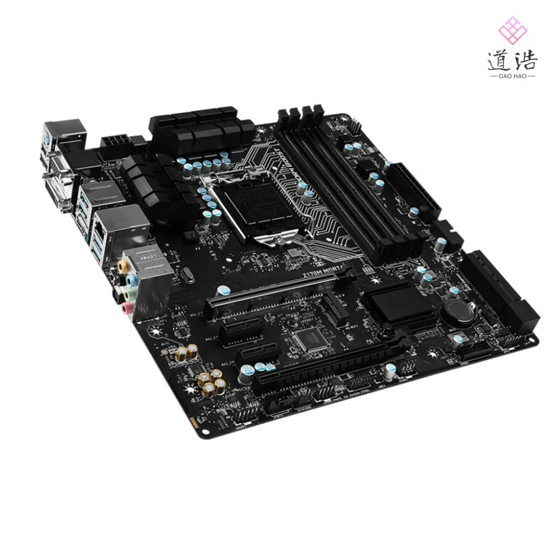 Z170M 모르타르 마더보드64GB PCI-E 3.0 1xSATA Express 6xSATA III LGA 1151 DDR4 Z170 메인보드 완전 작동 리퍼