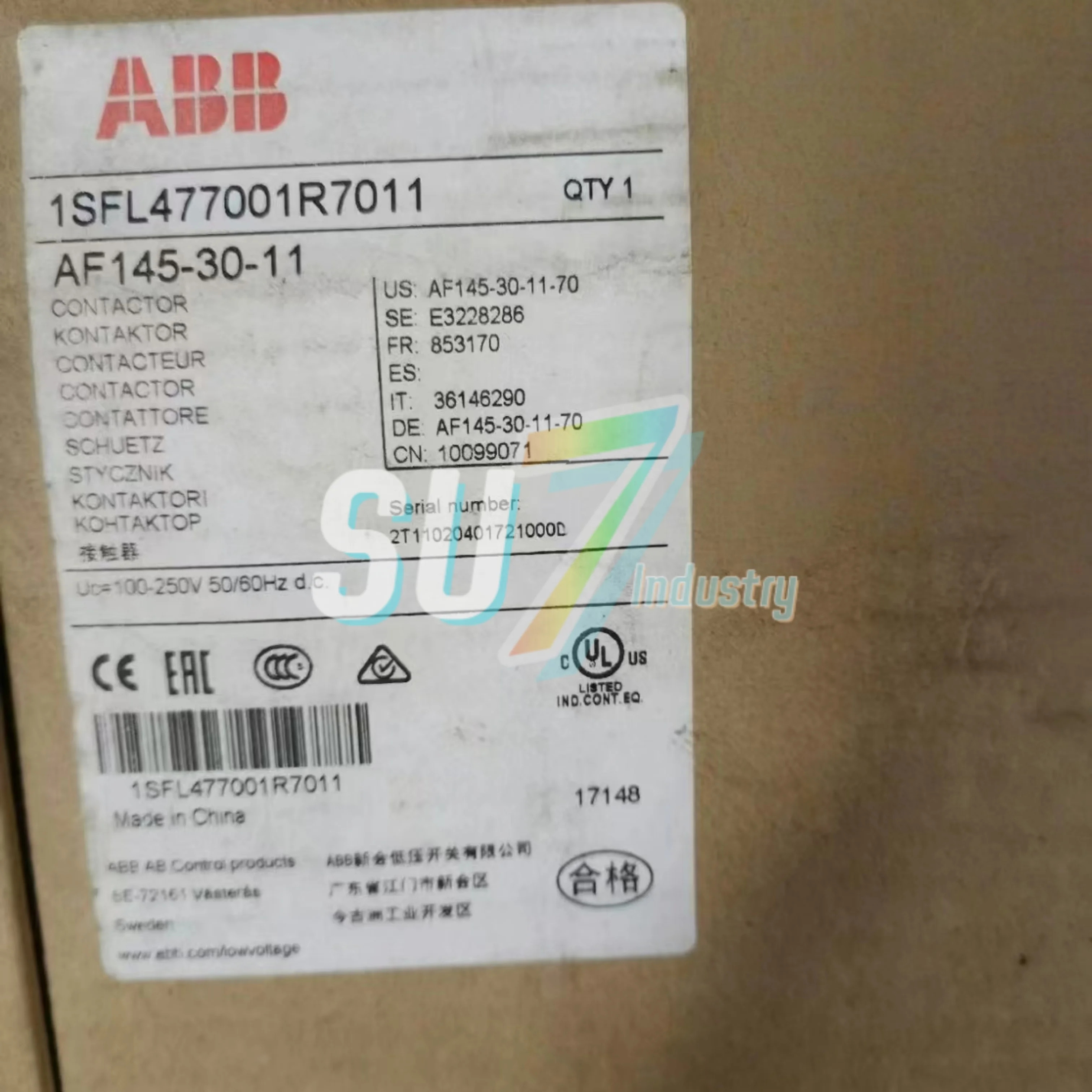 AF145-30-11 100-250V 접촉기