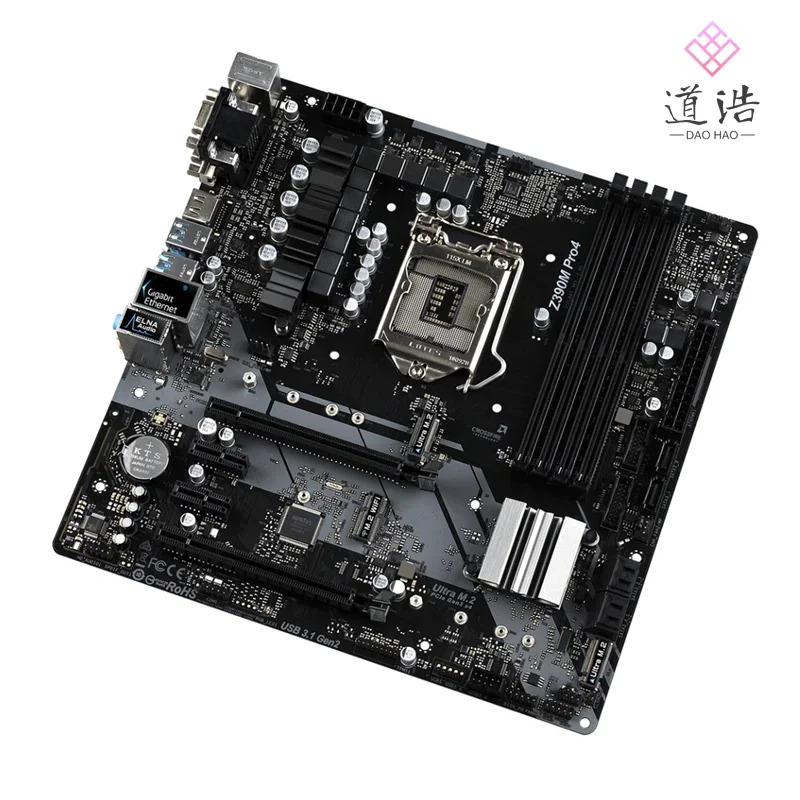 ASRock호환 Z390M PRO4 마더보드 128GB HDMI PCI-E3.0 M.2 LGA 1151 DDR4 마이크로 Z390 메인보드 리퍼 완료