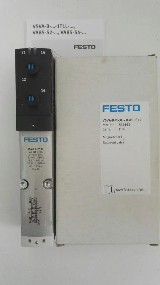 FESTO 솔레노이드 밸브 VSVA-B-P53C-ZD-A1-1T1L DC24V 신 539162