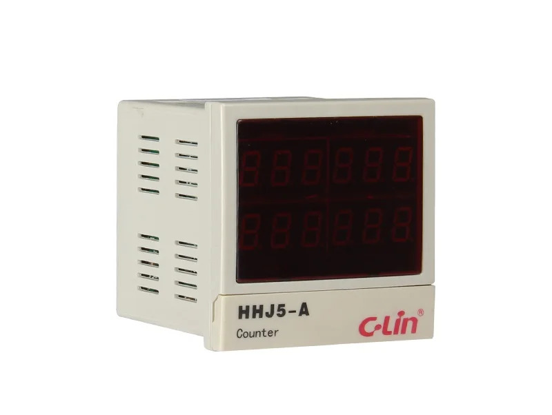 C-lin 이디지털 디스플레이 디지털 카운터 HHJ5-A AC220 6 프리셋 번호