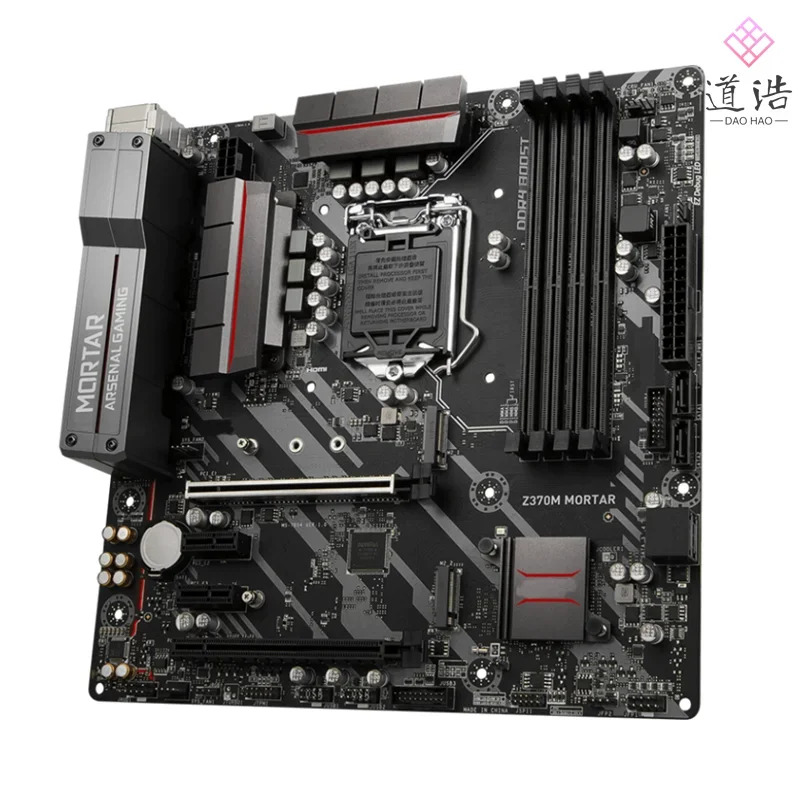 Z370M 모르타르 마더보드64GB M.2 HDMI USB2.0 LGA 1151 DDR4 마이크로 Z370 메인보드 완전 작동 리퍼