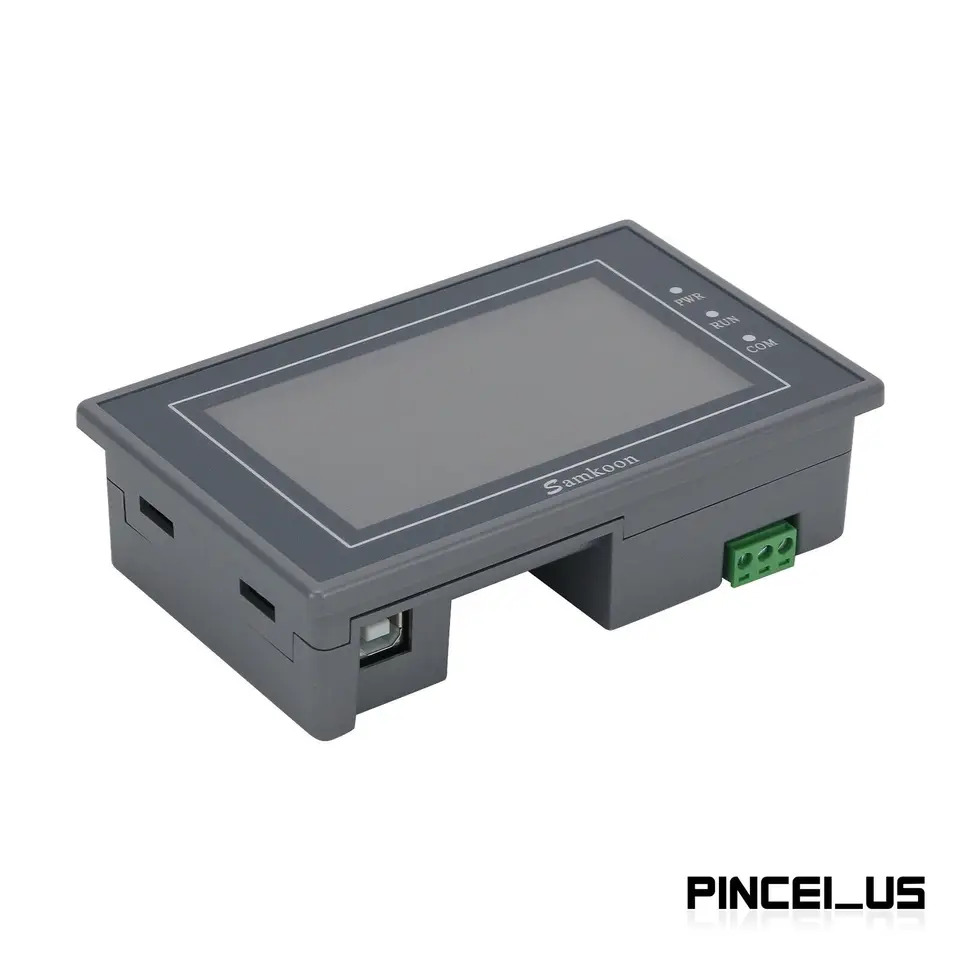 EA-043A HMI 터치 스크린 FX3U-14MR 프로그래밍 PLC 컨트롤러 보드 pe66 4.3 인치