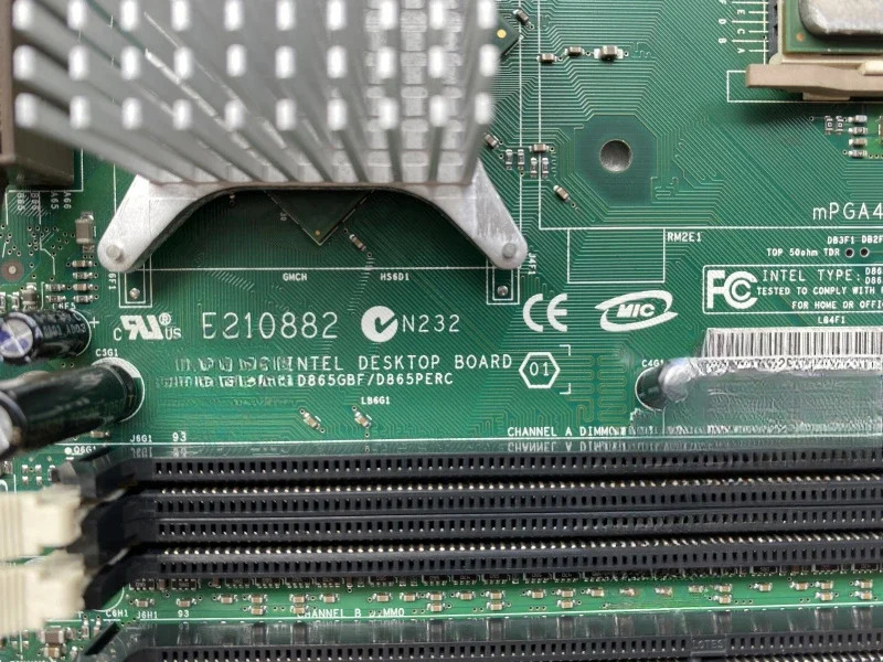 intel호환 D865GBF/D865PERC 865G 보드 산업제어 모니터링 메보드 E 210882