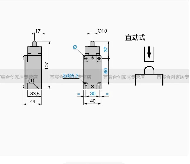 SCHNEIDER 리미트 스위치 XCK-J.C ZCKJ2C ZCKE61C 2 열림 닫힘