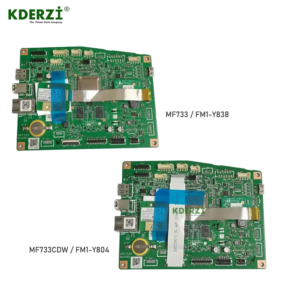 FM1-Y835 FM1-Y839 포매터 보드 FM1-Y838 FM1-Y804 캐논 MF733 MF733cdw MF735C MF735CDW 메컨트롤러 PCB