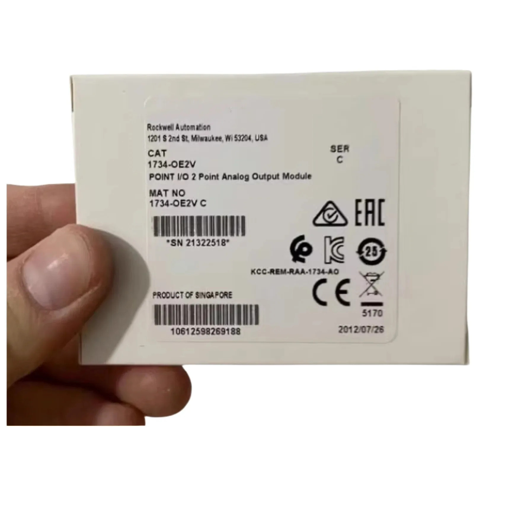 원본 1734-OE2V 1734OE2V 모듈.
