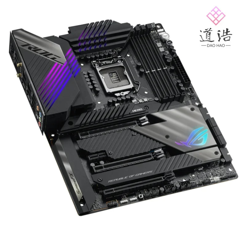 ROG MAXIMUS XIII HERO 마더보드 128GB M.2 PCI-E4.0 HDMI LGA 1200 DDR4 Z590 메인보드 완전 작동 리퍼