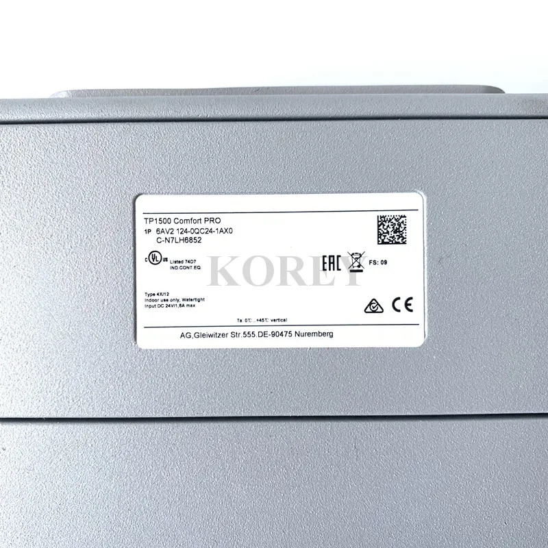 TP1500 지능형 패널 터치 스크린 62 124-0QC24-1AX0 62124-0QC24-1AX0 원본
