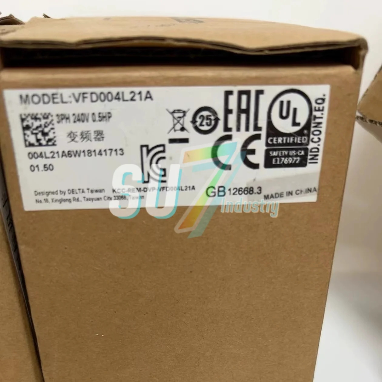 주파수 변환기 VFD004EL21A VFD004L21A 원본
