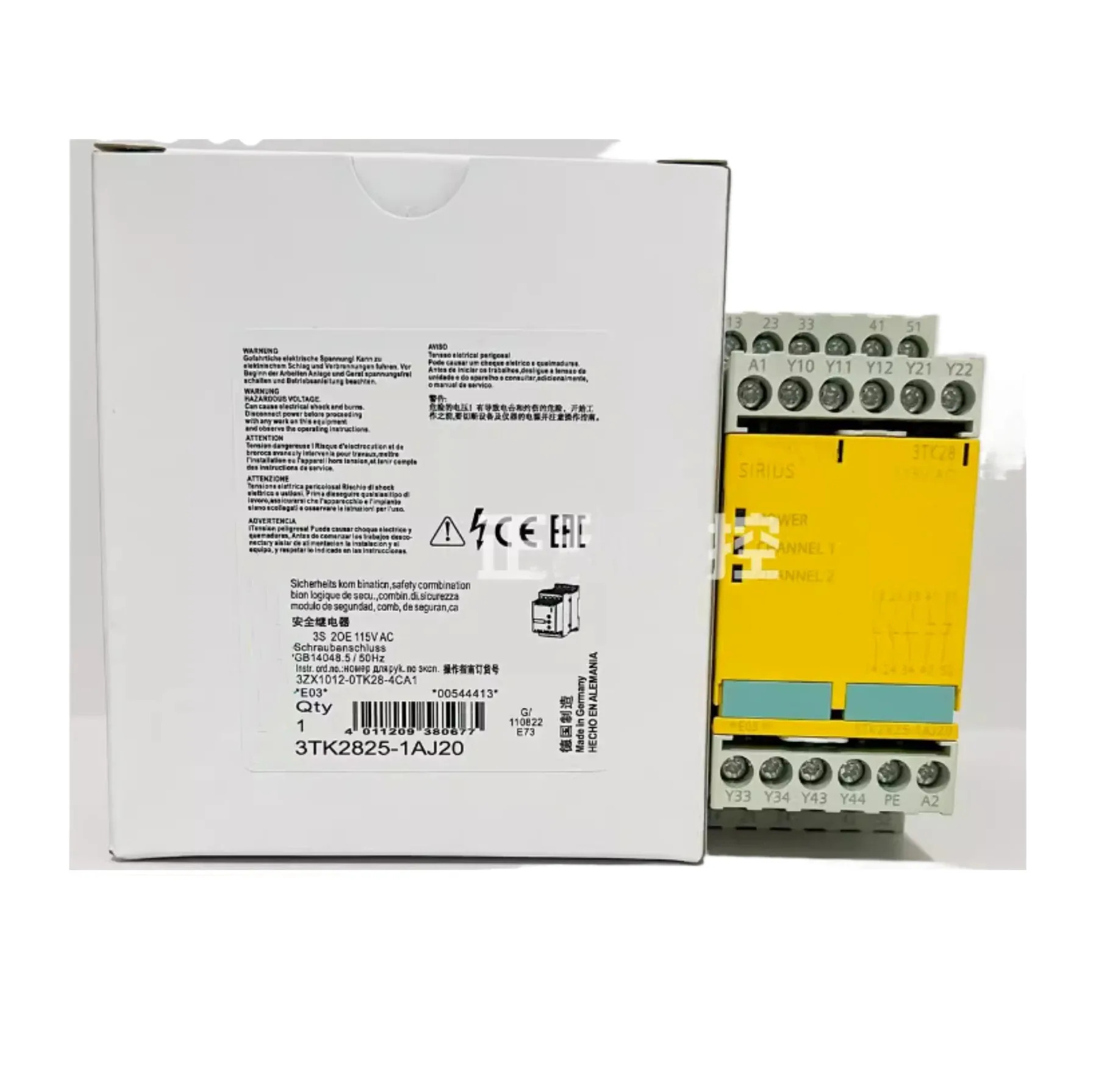 안전 3TK2825-1AJ20 새