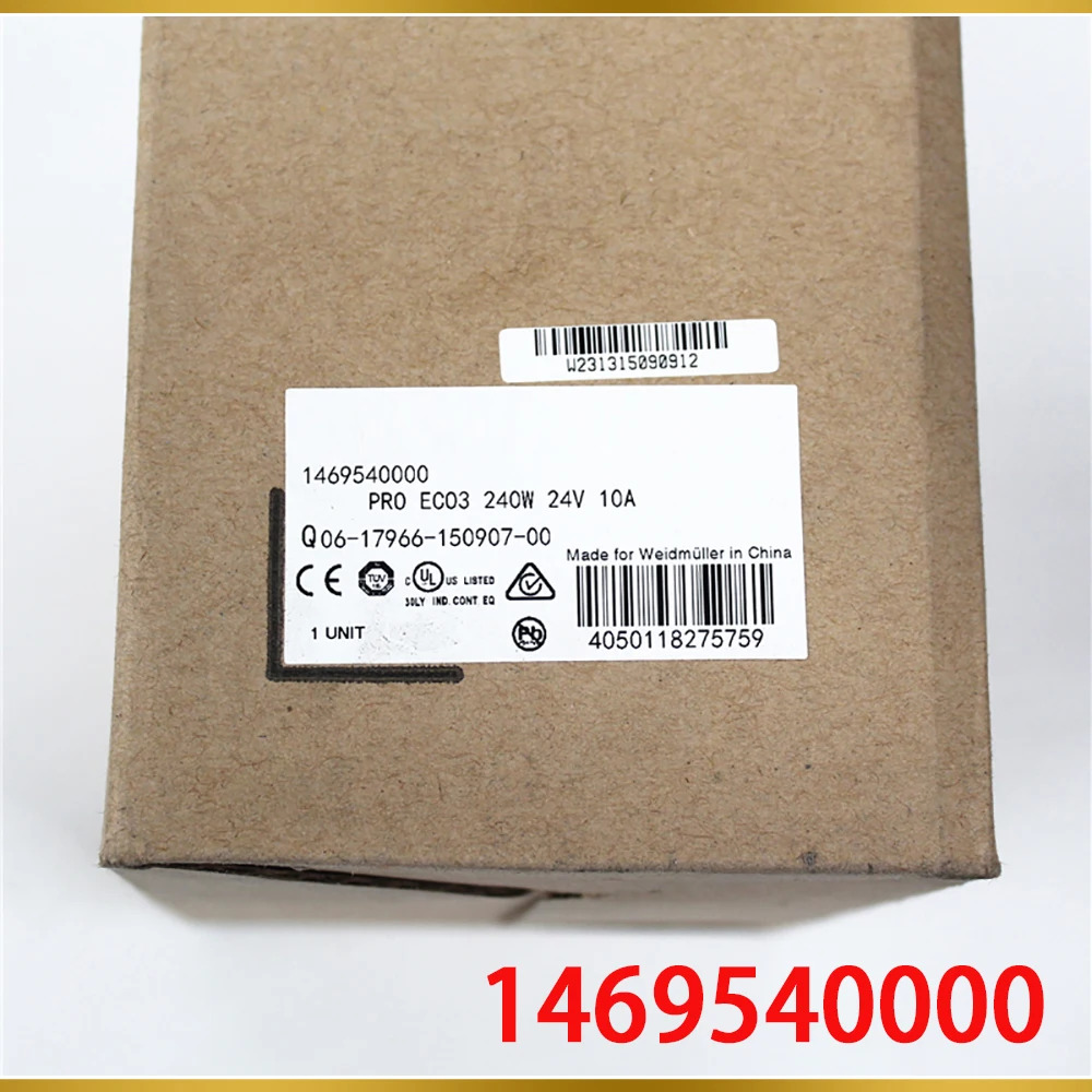 Weidmuller 3상 전원새 PRO ECO3 240W 24V 10A DIN 레일 전원공급장치 1469540000