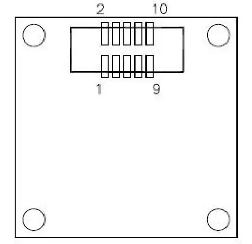 레이더 센서 도플러 속도 측정 DM-19 24GHz 마이크로파 모듈