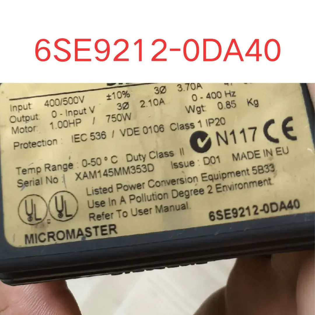 리퍼 OK 6SE9212-0DA40 인버터 0.37KW