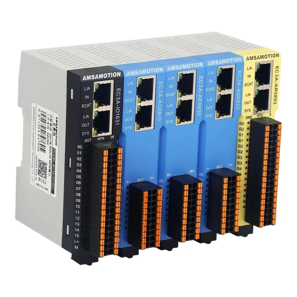 EtherCAT 통합 원격 분산 I/O 모듈 AMS호환AMOTION EC3A 시리즈 아날로그 수량 디지털 온도