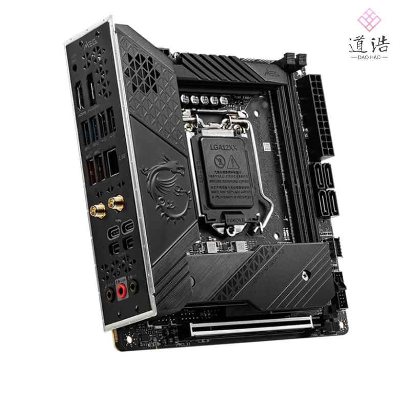MEG Z590I UNIFY 마더보드 M.2 HDMI LGA 1200 DDR4 Mini-ITX Z590 메인보드 리퍼 완료 64GB