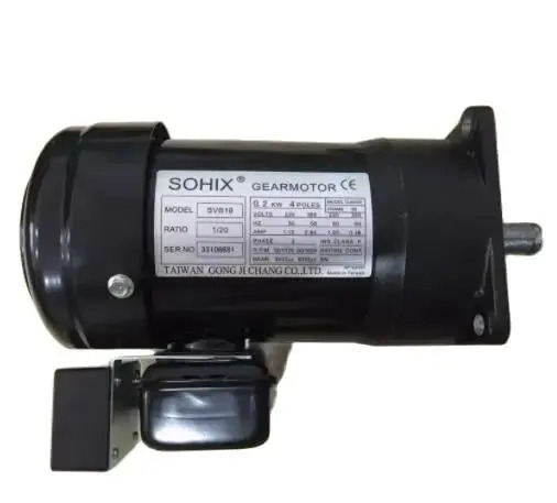 SOHIX 기어 모터 모델 SVB18 비율 1/20 0.2KW 4 극 MS3B402 120 MB3B404 0.4KW MS3B404 0.37KW SHSM03182BB13