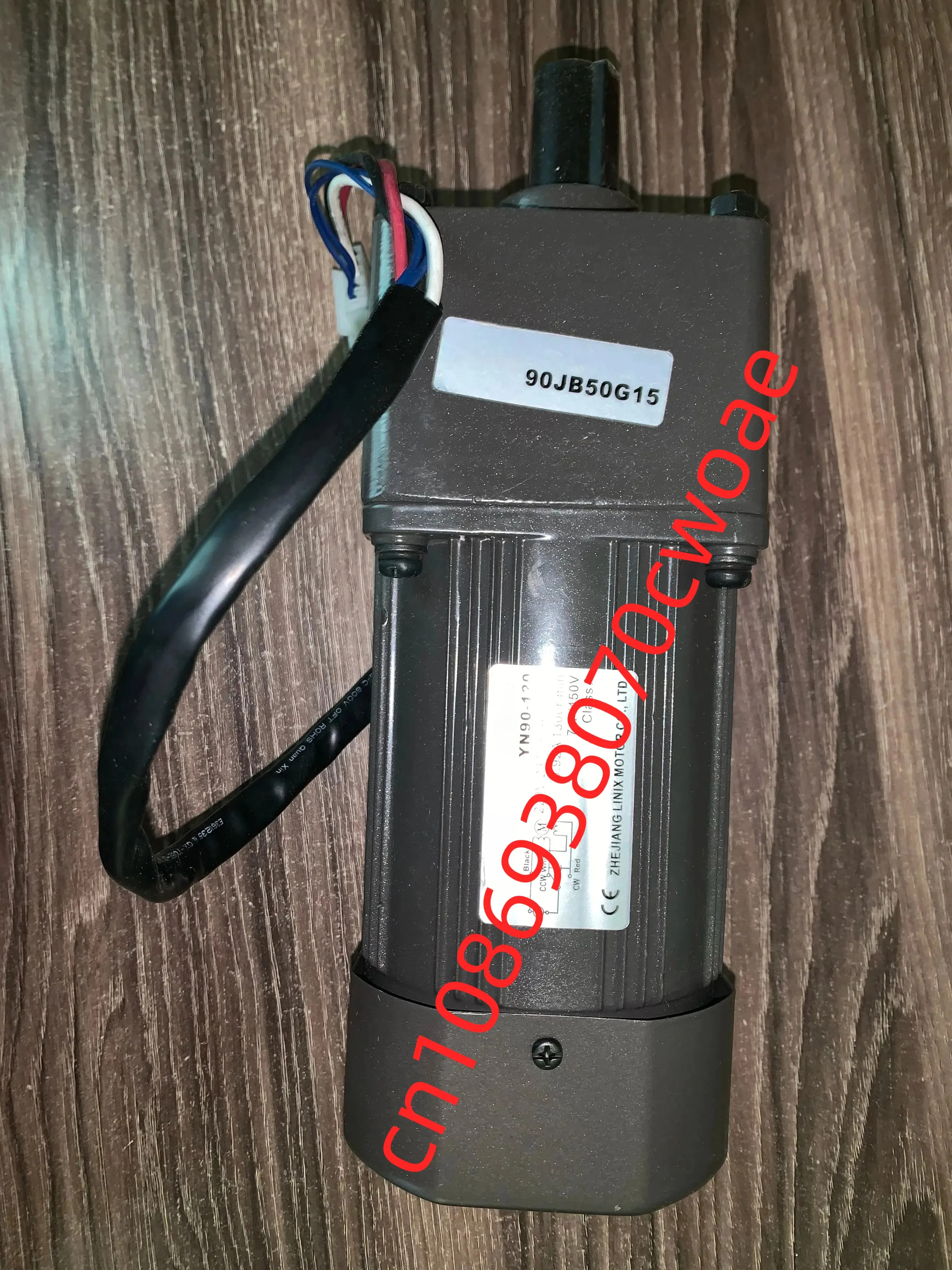 LINIX 모터 90JB50G15 YN90-220-120 오리지널 5 라가변 속도 YN90-120 Ac 가변 가역 기어