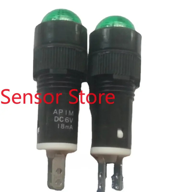 10PCS 표시 등 AP1M266G 6V18MA 녹색 둥근 머리