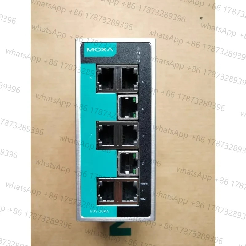 MOXA EDS-208A 8포트 산업스위치/EDS-208A-SS-SC 단일 모드 이더넷 스위치 2 광 6 전기 포트