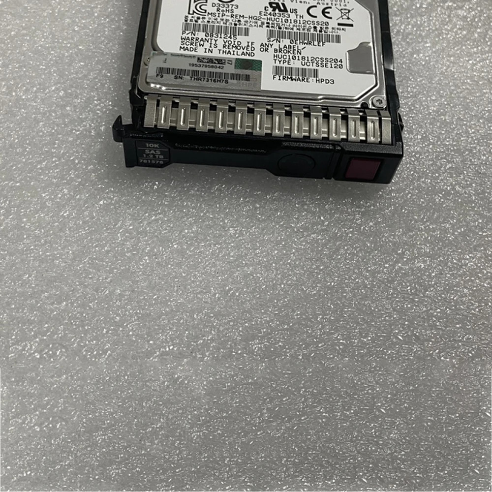 hp호환 Gen8 G9 EG1200JEHMC1.2TB 781578 -001 781518 -B21 1.2T 10K SAS 2.5 하드