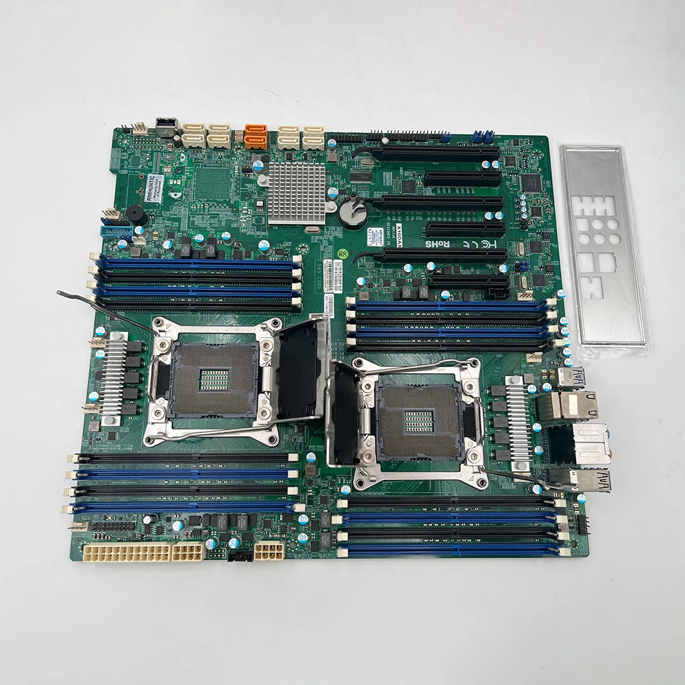 Supermicro 10XSATA 3 LGA 2011 C612 E- DDR4-2400MHz 양방향 워크스테이션 마더보드 X10DAX용