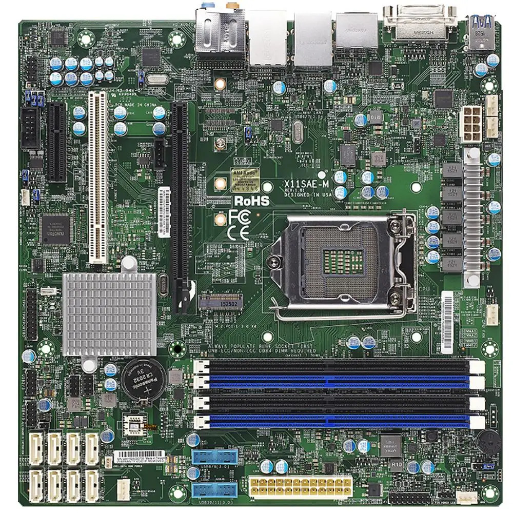 Supermicro 워크스테이션 마더보드 C236 칩셋 LGA1151 E3-1200 v5/v6 6/대용. 코어 i7/i5/i3 시리즈 X11Sae-M