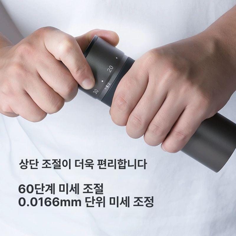 원두그라인더 수동 핸드밀 커피분쇄기 가정용 레트로 수동그라인더 - 상세 이미지 5