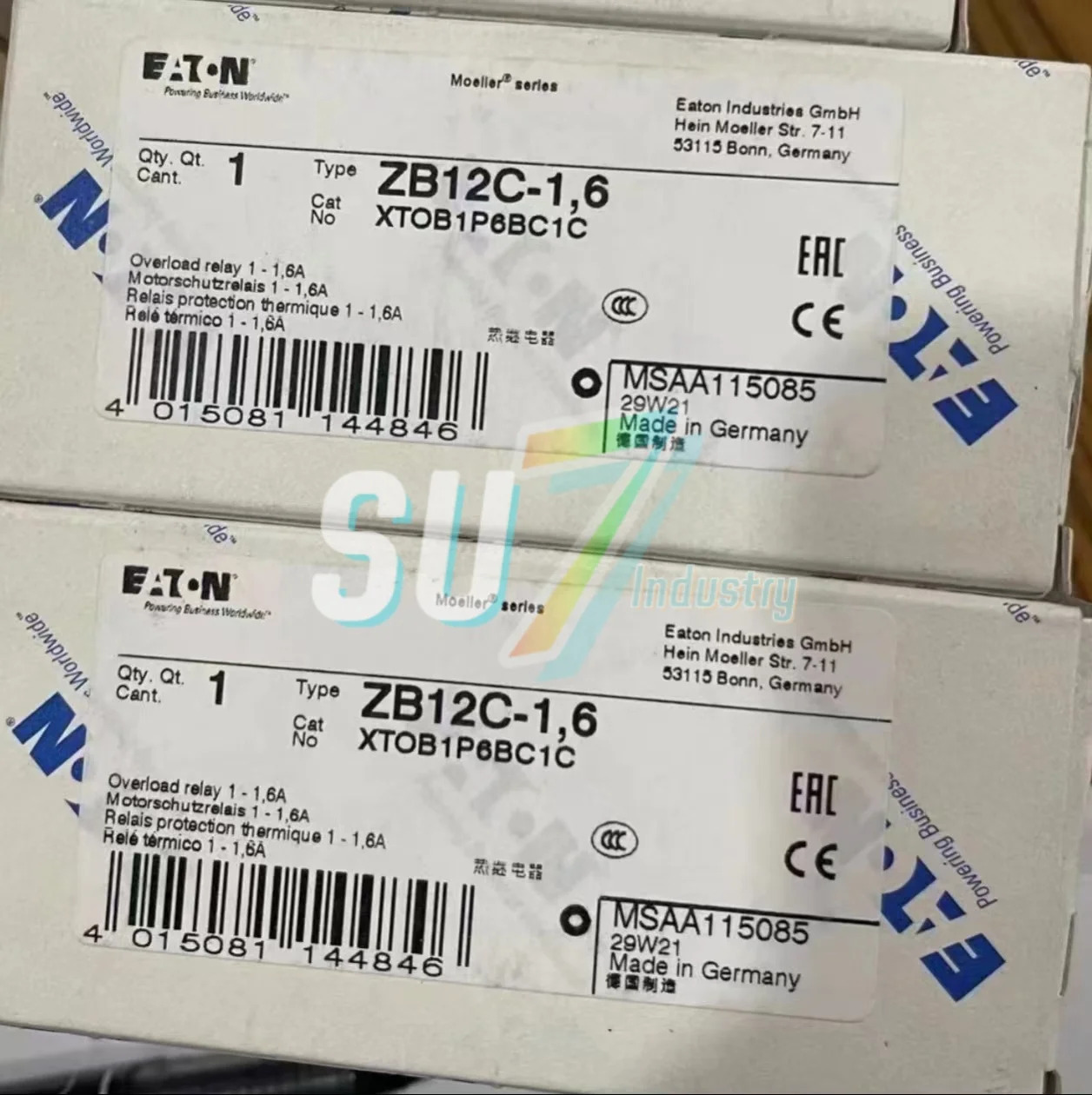 원본 ZB12C-1 ZB12C-1.6 열 과부하 릴레이