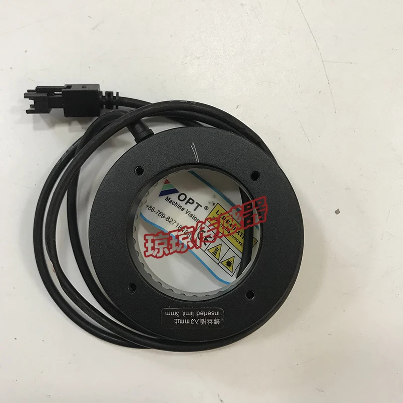 Opte Vision 광원 OPT-RLA730-V4-W 링 머신 비전 실제 촬영