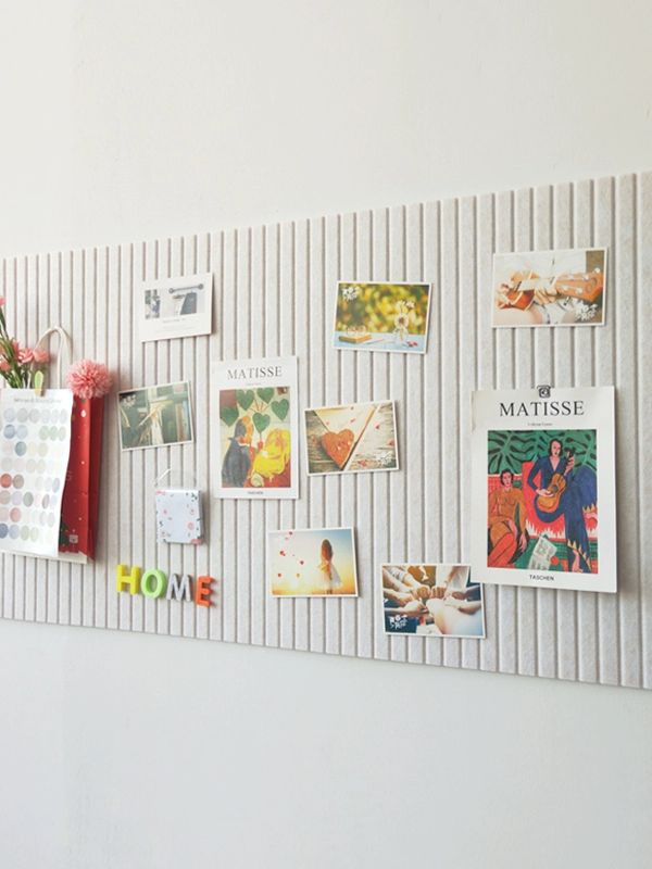 자석 부착식 게시판 대형 사무실 공지사항 펠트보드 메모판 회의실 코르크판 무타공 벽면 교육시설 - 상세 이미지 2