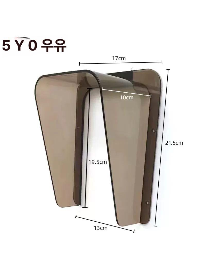 현관문 도어락 레인커버 방수 아크릴 햇빛차단 빗물방지 도어락 보호 가리개 - 상세 이미지 2