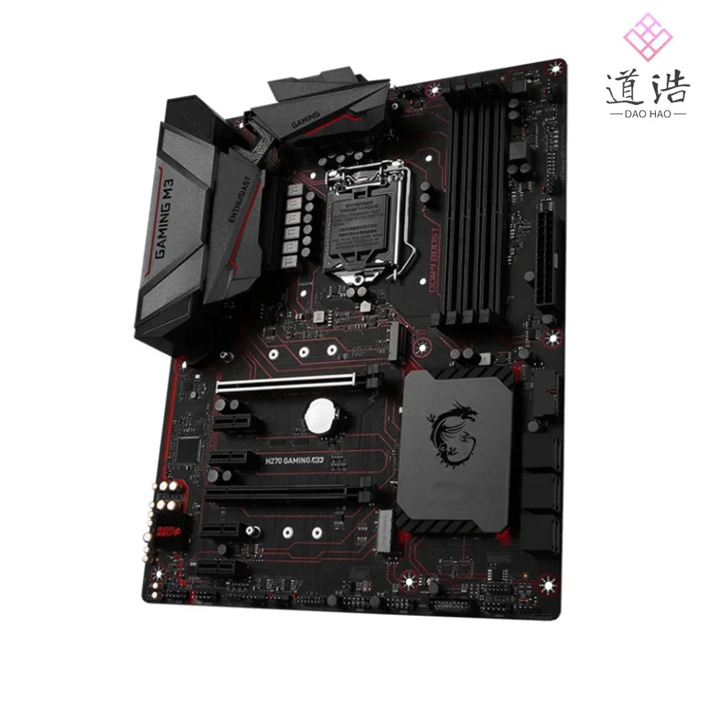 H270 GNG M3 마더보드64GB 2xM.2 HDMI LGA 1151 DDR4 메인보드 완전 작동 리퍼